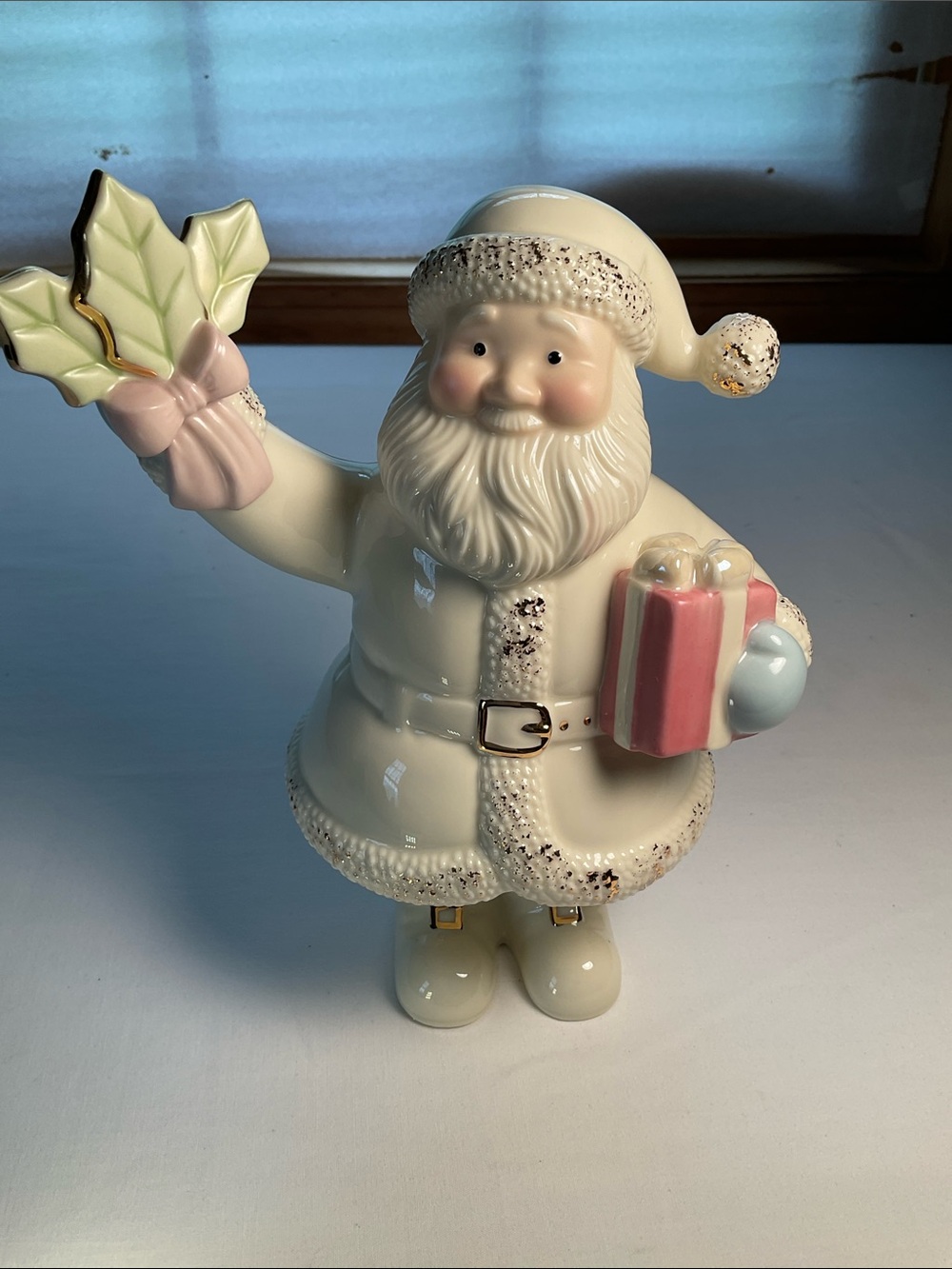 Lenox Santa with Holly NIB